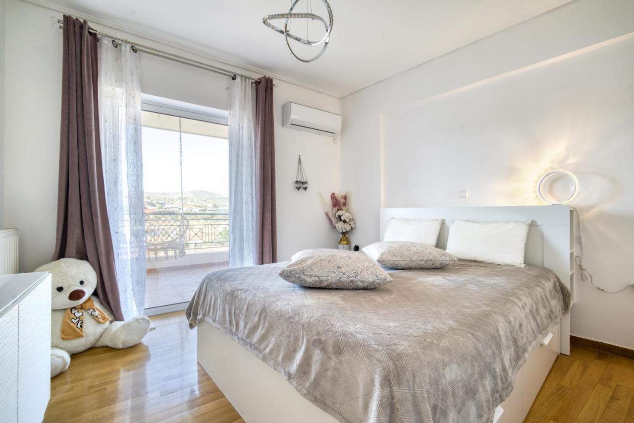 Sea & Mountain Apartment Close To Port And City Lávrion Buitenkant foto