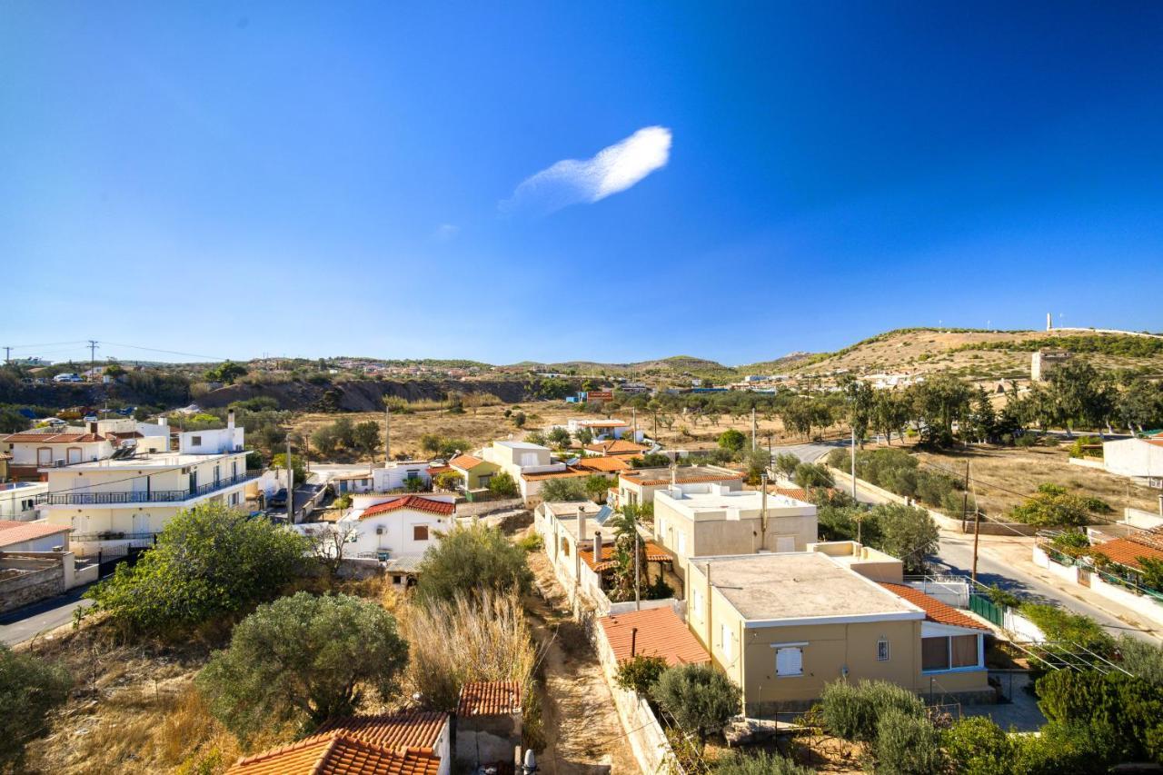 Sea & Mountain Apartment Close To Port And City Lávrion Buitenkant foto